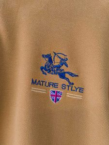 Vintage Mustard Long Sleeve Polo
