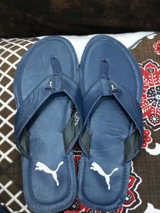 Puma Blue Flip Flops