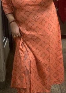 Side Slit A Line Kurta Set