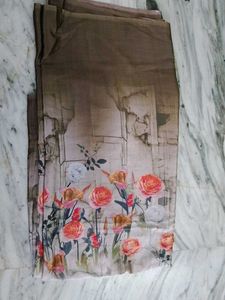 Floral saree along with blouse