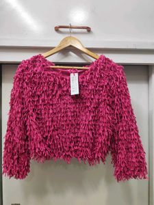 Pre-winter Fashion Tassel Crop Top