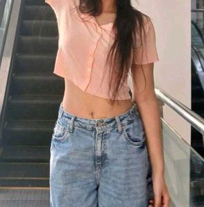 Urbanic Cute Pink Cropped Top