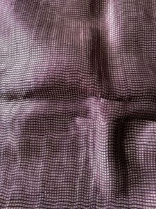 Raw mango Elegant Purple Chander Silk Cotto. Saree