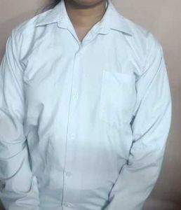 full sleeves Shirt white school ki.