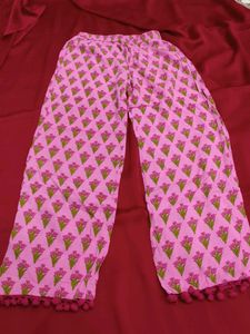 Cute Pink Floral Pajama Set