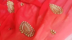 Elegant Embroidered Saree