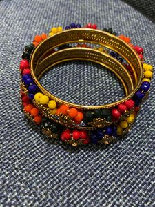 Metal Colourful Bangles