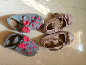 Baby Girl Shoes - Size 4