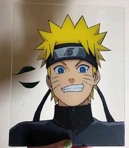 Naruto Anime Glass Painting