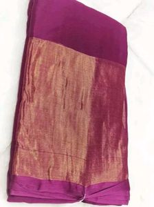 Elegant Maroon Saree