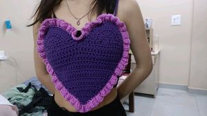 Crochet Heart Top