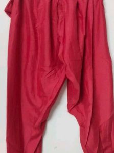 Embroidered Tunic Top With Pajama And Dupatta