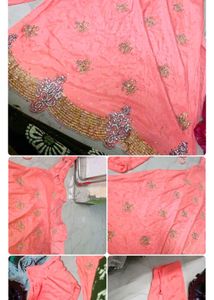 Elegant Pink Ethnic Skirt