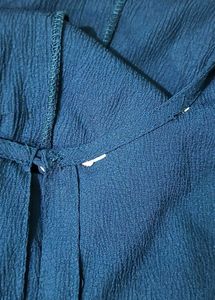 Blue Plain Casual Dress (Women)