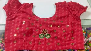 Work Saree With Blouse