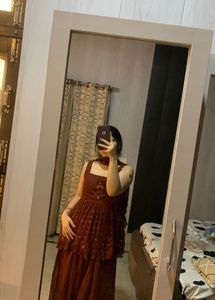 Partywear Kurti Sharara Set🎀🐬❤️