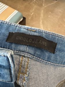 Ripped Hem Denim Jeans