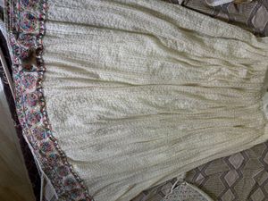 White Embellished Lehenga Set