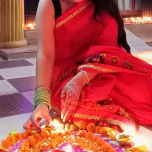 Red Saree