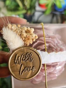 Rose Candle With Love Favor