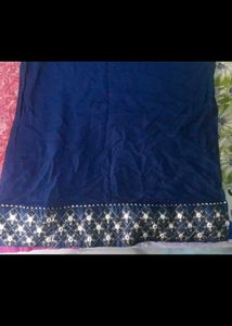 Blue Working Kurta