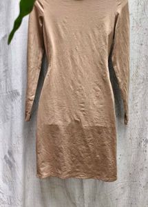 3438. Bodycon Mini Dress - Long Sleeves