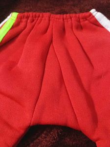 Cute Red Baby Pants