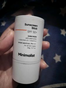 Minimalist SPF 50+ Sunscreen Stick