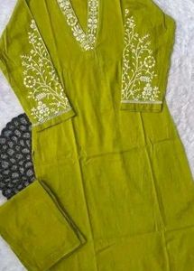 Green Kurta Set 💚