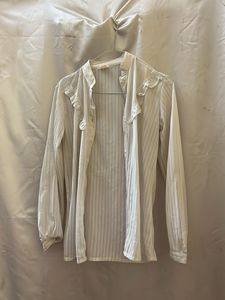 Striped Ruffle Blouse