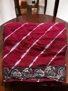 Art Silk Leheriya Dupatta
