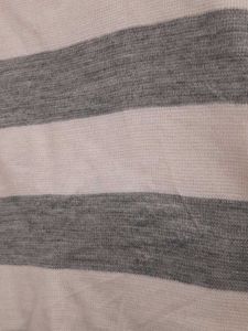Striped V-Neck Sweater