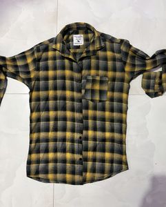 Yellow & Black Checks Shirt💛🖤
