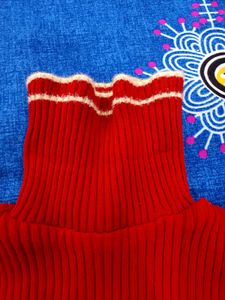 Red Turtleneck Sweater