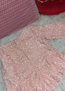 Pink Top For Office Wear