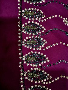 hand work heavy saree...