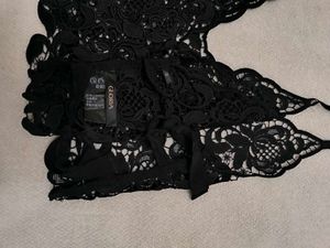 Black Lace Top (Transparent)