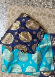 New saree &amp; blouse piece...unused...