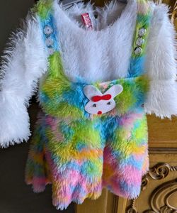 Multicolor Frock For Baby Girl🦄