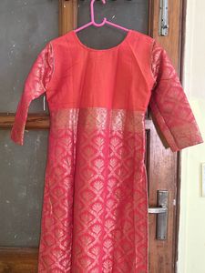 Fabulous Reddish Pink Kurta Set