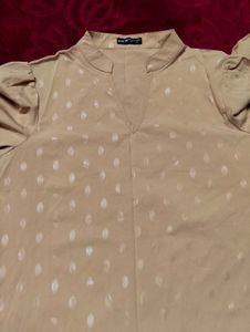 🌸Shein Elegant Beige Long Sleeve Dress