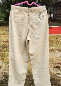 khaki/ beidge Wrinkle Free  Corduroy Trousers .