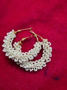Earring Set: Jhumkas and Hoops