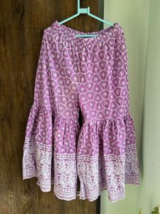 Purple Embroidered Kurta Set