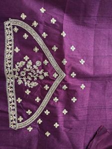 Stunning Purple heavily Embroidered Lehenga