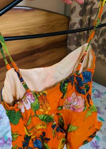 Vibrant Floral Crop Top
