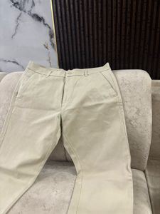 Beige Green Trouser