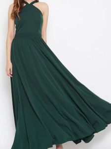 Elegant Green Maxi Dress