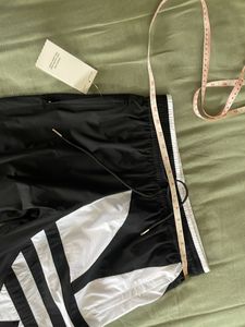 Brand New Adidas Black &amp; White Trefoil Track Pant