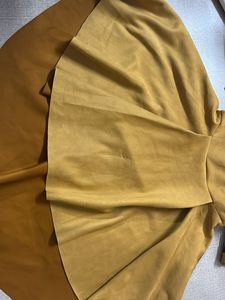 Chic Mustard Cutout Dress